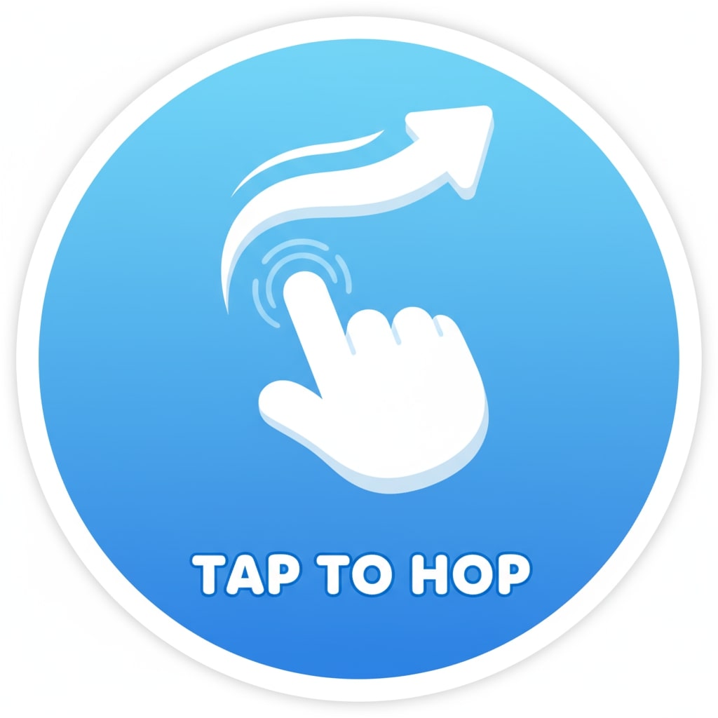 Tap icon showing a hop arrow