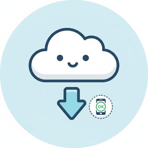 Offline-friendly cloud icon