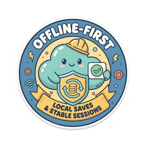 Offline-first badge