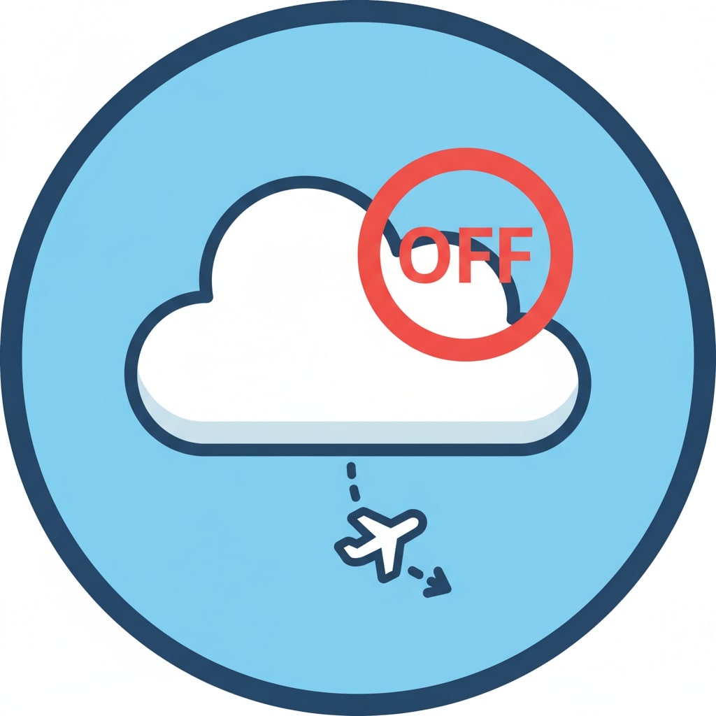 Cloud with a small off icon indicating offline-friendly play